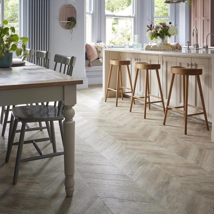 Pale Oak Chevron