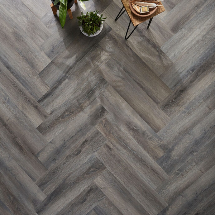 ZEEZOO® Smoked Grey Oak Parquet